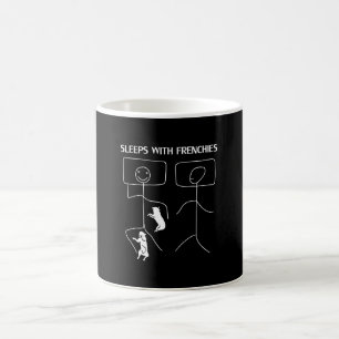 Dog Gift   Sleeps With Frenchies Coffee Mug