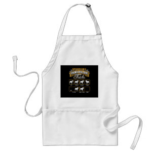 Dog Gift    Stubborn French Bulldog Tricks Standard Apron