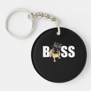 Dog Gift   Thug Life French Bulldog Keychain