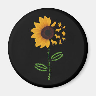 Dog Gift | You Are My Sunshine French Bulldog Magnet