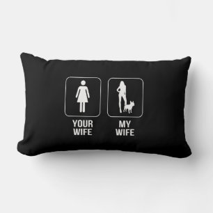 Dog Gift Your Wife - My Wife French Bulldog Lumbar Pillow