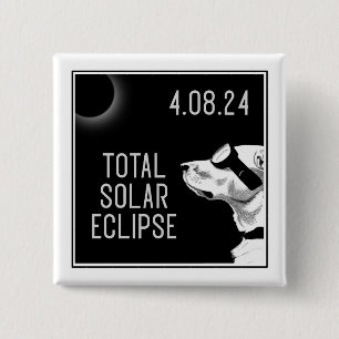 Dog Goggles Eclipse 2 Inch Square Button