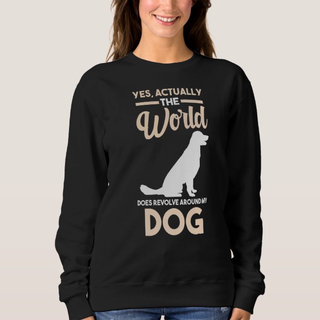 Dog  Golden Retriever Labrador Sweatshirt (Front)