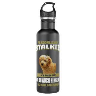 Dog GoldendoodleGoldendoodle Dog puppy pet 710 Ml Water Bottle