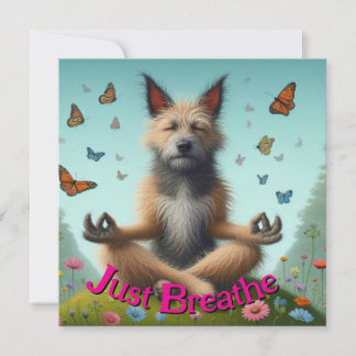 Dog gone calm card