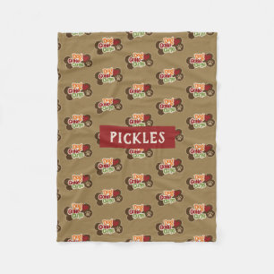Dog Gone Cute Dog Fleece Blanket