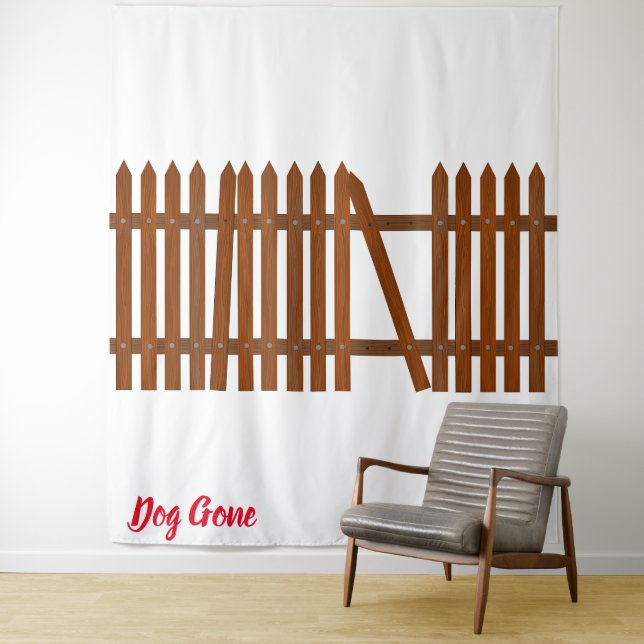 Dog Gone Tapestry (In Situ)