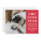 Dog Gone Year Funny Red Pet Photo