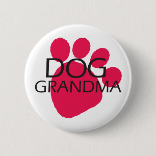 Dog Grandma 2 Inch Round Button