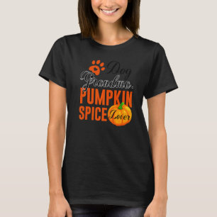 Dog Grandma Pumpkin Spice Cute Fall Women T-Shirt