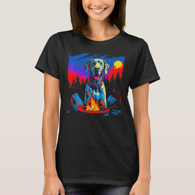 Dog Great Dane Nature T-Shirt (Front)