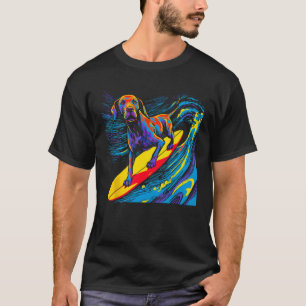 Dog Great Dane Surfing T-Shirt