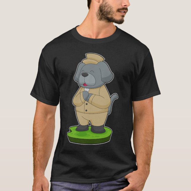 Dog Groom Suit Wedding T-Shirt (Front)