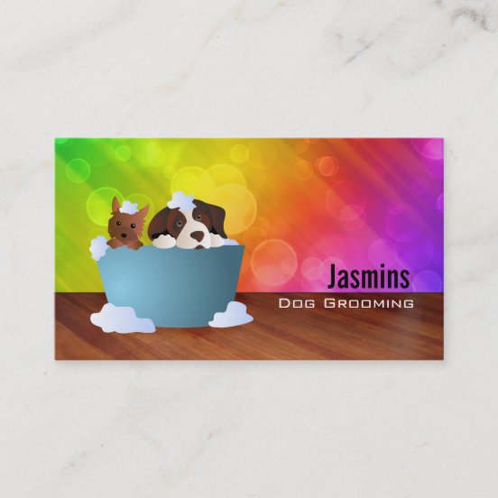 Dog Grooming Business Cards & Profile Cards Zazzle CA