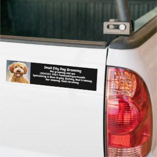 Dog Groomer Business Promotional Bumper Sticker