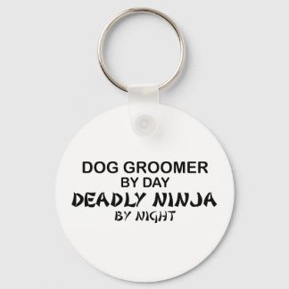 Dog Groomer Deadly Ninja Keychain