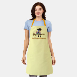 Dog Groomer + Doggie Daycare Yellow Apron