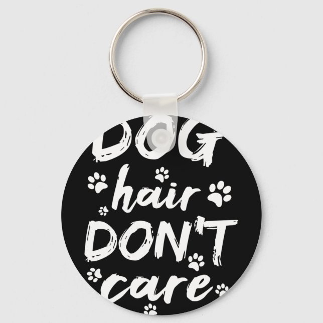 Dog groomer gif  keychain (Front)