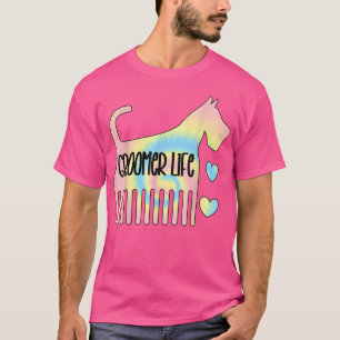 Dog groomer grooming pet puppy comb shears clipper T-Shirt