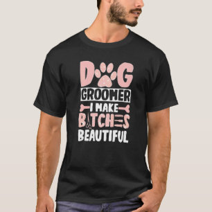 Dog Groomer  Pet Grooming Furologist Puppy Fur Art T-Shirt