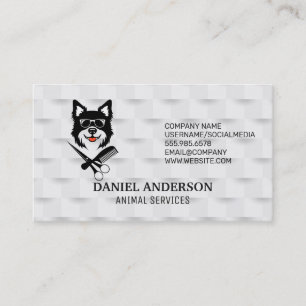 Dog Groomer   Pet Services   Pet Store Business Card