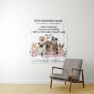 Dog groomer pet sitter Canine walker business Tapestry