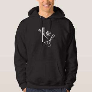 Dog Groomer Scissors Paw Grooming Pet Dogs Owner C Hoodie