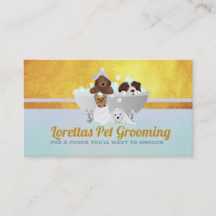 Dog Groomer Slogans Business Cards