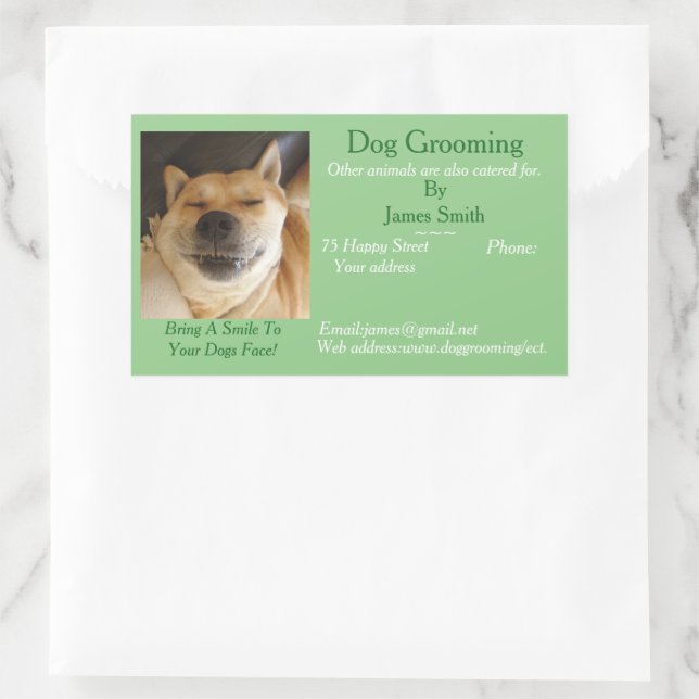 dog Grooming and pet care services medicine Sticker (Bag)