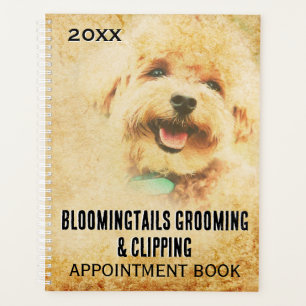 Dog Grooming Business Appointment Book  Planner