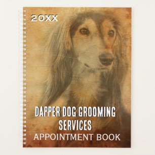 Dog Grooming Business Appointment Book  Planner