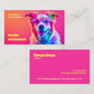 Dog Grooming Business Card