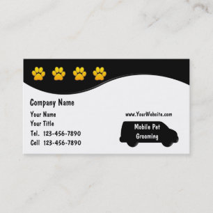Dog Grooming Business Cards