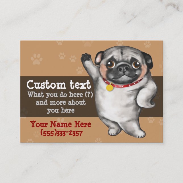 Dog Grooming Dog Groomer Dog Walker template Business Card (Front)