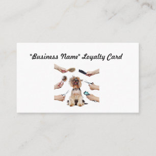 Dog Grooming Loyalty Card