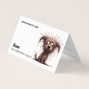 Dog grooming salon Appointment Business Card