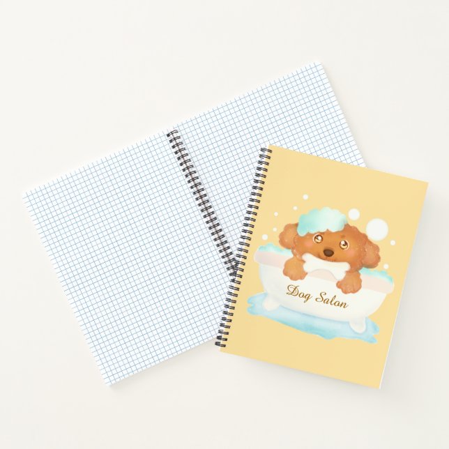 Dog Grooming Salon Notebook (Inside)