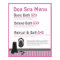 Dog Grooming Spa Menu - Personalizable