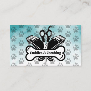 Dog Grooming Tools   Pet Services Appointment Card