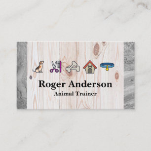 Dog Grooming Training   Pet Supply Store Business Card