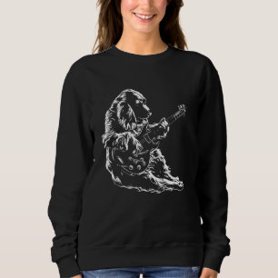 Dog Guitarist Guitar - Cocker Spaniel Dad Mom Sweatshirt