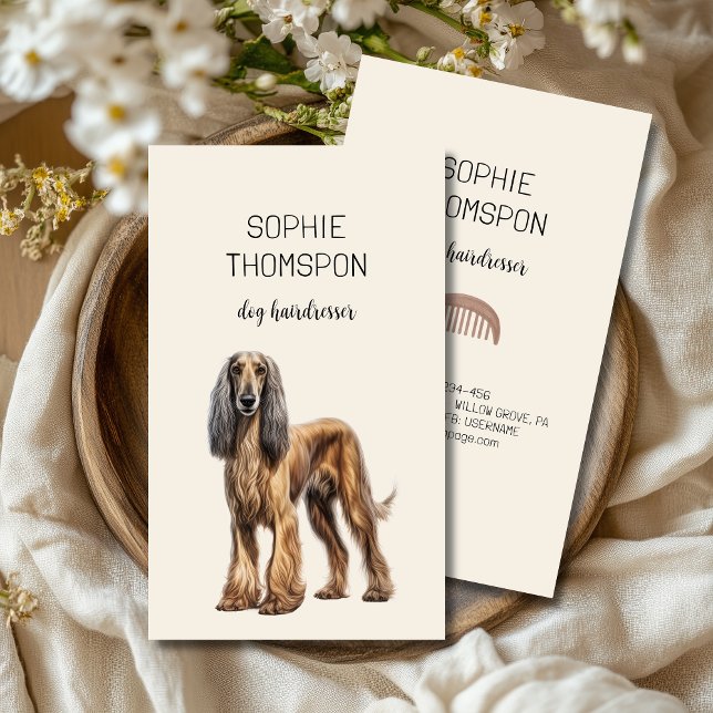 Dog haidresser  business card (Creator Uploaded)