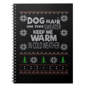 Dog Hair Christmas Sweater Essential T-Shirt Notebook