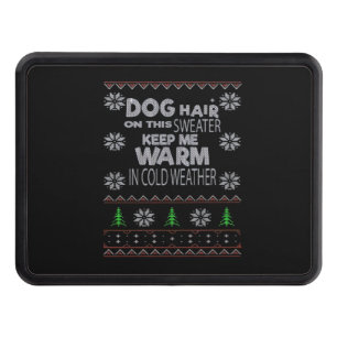 Dog Hair Christmas Sweater Essential T-Shirt Trailer Hitch Cover