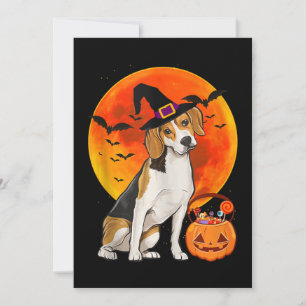 Dog Halloween Beagle Jack O Lantern Pumpkin Tank Announcement
