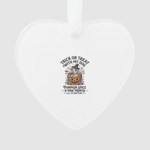 Dog Halloween Candy Night Ornament