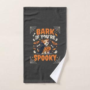 Dog Halloween Costume Party Hand Towel