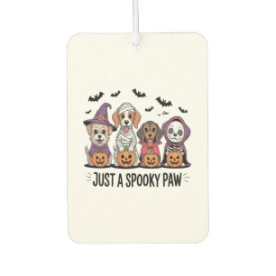 Dog Halloween Just a Spooky Paw 2 Air Freshener