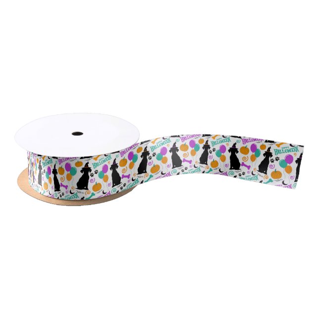 Dog Halloween Satin Ribbon (Spool)