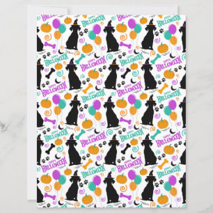 Dog Halloween Scrapbook Paper